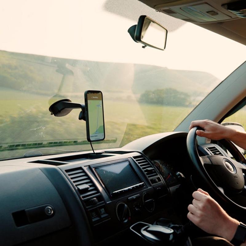 Prísavná základňa Quad Lock® pre čelné sklo/palubnú dosku čierna