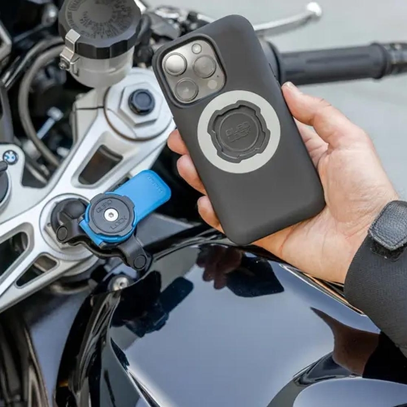 Držiak Quad Lock® do krku riadenia čierny