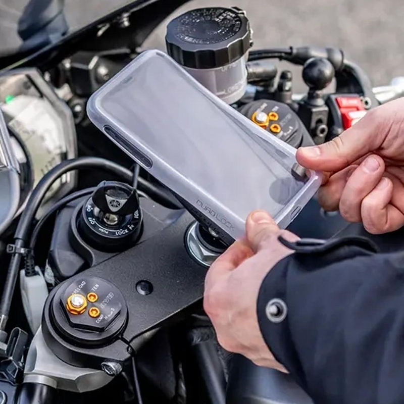 Držiak Quad Lock® do krku riadenia čierny