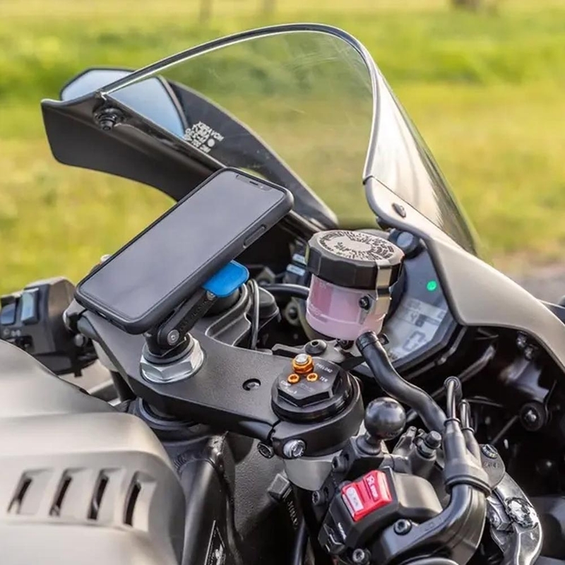 Držiak Quad Lock® do krku riadenia čierny