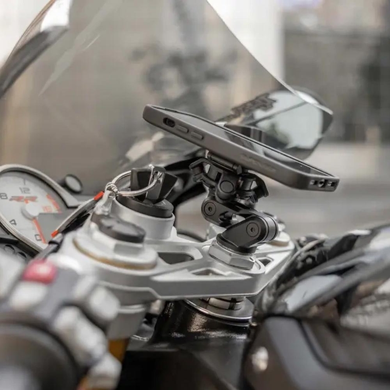 Držiak Quad Lock® do krku riadenia čierny