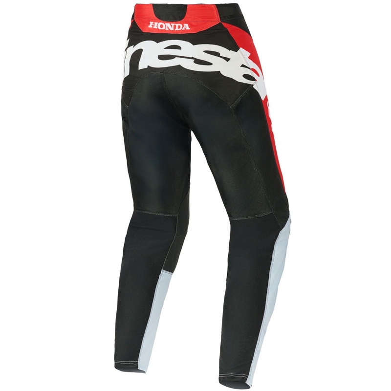 Motokrosové nohavice Alpinestars Racer Veil Honda čierno-šedo-červeno-žlté