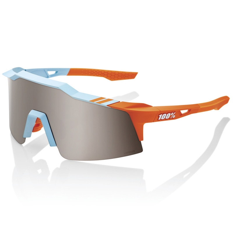 Slnečné okuliare 100% SPEEDCRAFT SL Soft Tact Two Tone Hiper so strieborným sklom