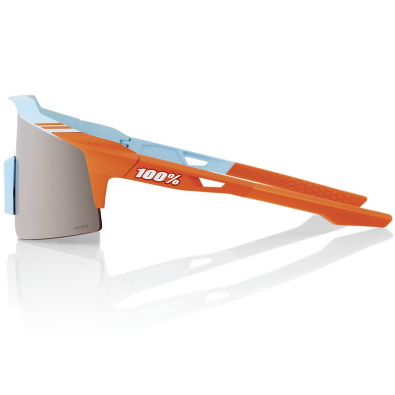 Slnečné okuliare 100% SPEEDCRAFT SL Soft Tact Two Tone Hiper so strieborným sklom