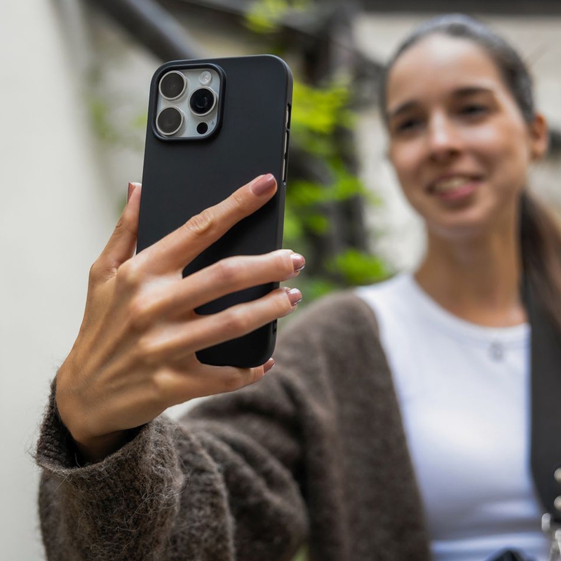 Zadný pogumovaný kryt na telefón FIXED Story pre Xiaomi Redmi Note 15 Pro 5G čierny