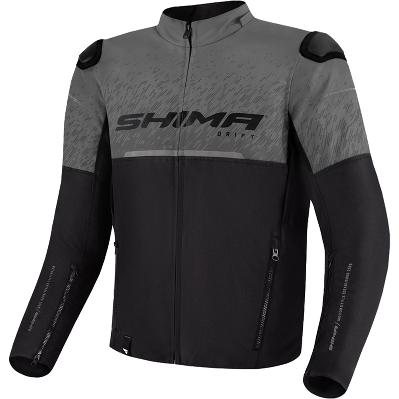 Bunda na motocykel Shima Drift čierno-sivá