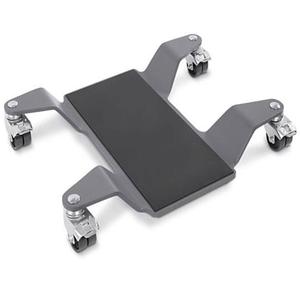 HD pojazdná podložka pod hlavný stojan Q-Tech čierna