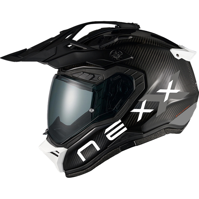 Enduro helma na motorku Nexx X.Rally FIM Racing 2 Carbon čierno-biela