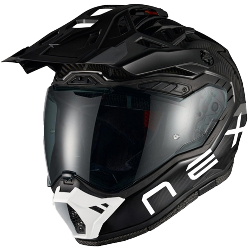 Enduro helma na motorku Nexx X.Rally FIM Racing 2 Carbon čierno-biela