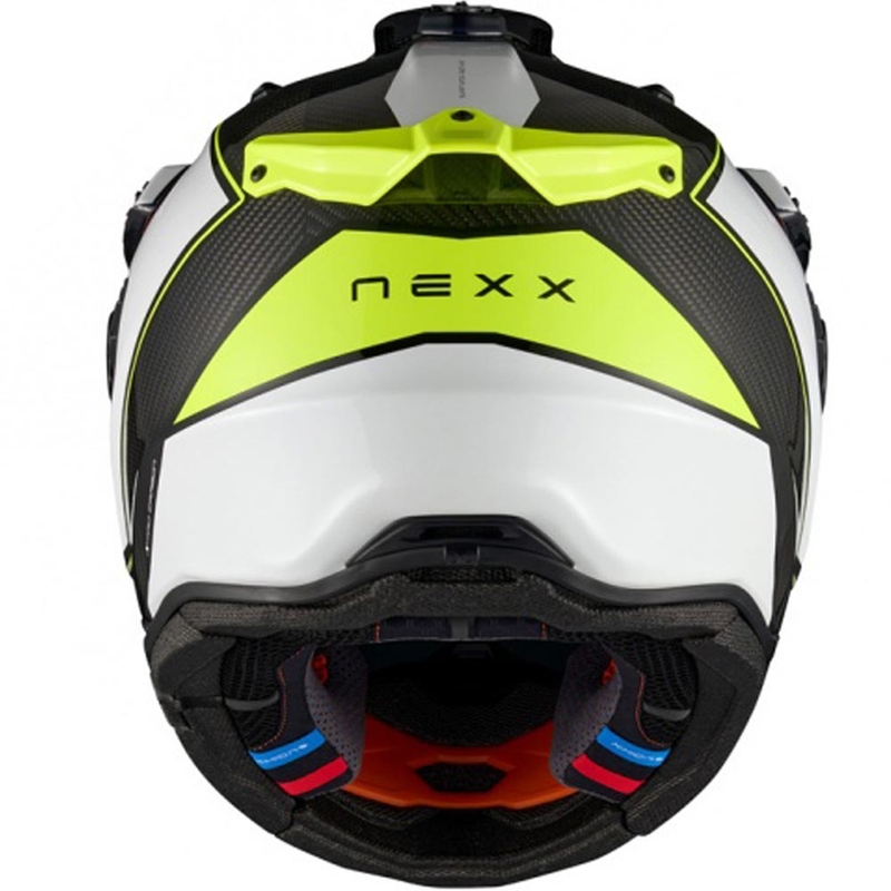 Enduro helma na motorku Nexx X.Rally Raid bielo-fluo žltá