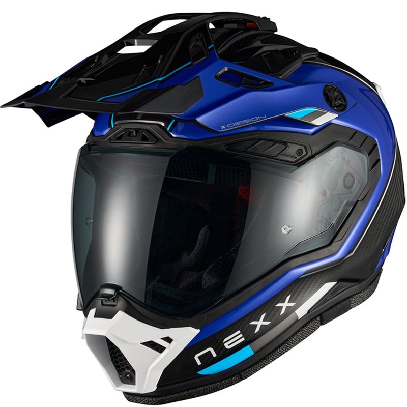 Enduro helma na motorku Nexx X.Rally Raid modro-biela