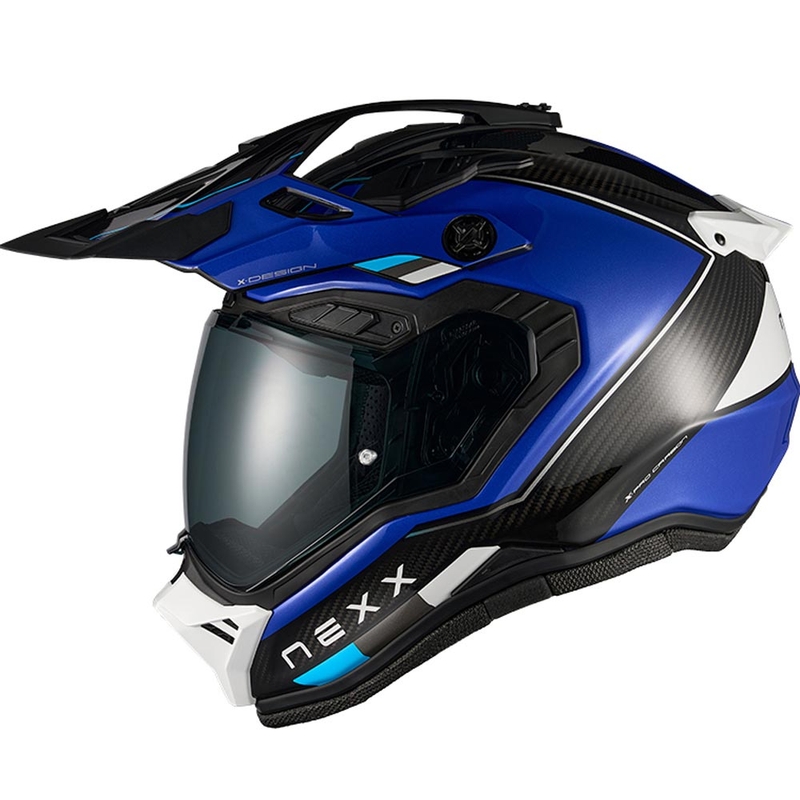 Enduro helma na motorku Nexx X.Rally Raid modro-biela