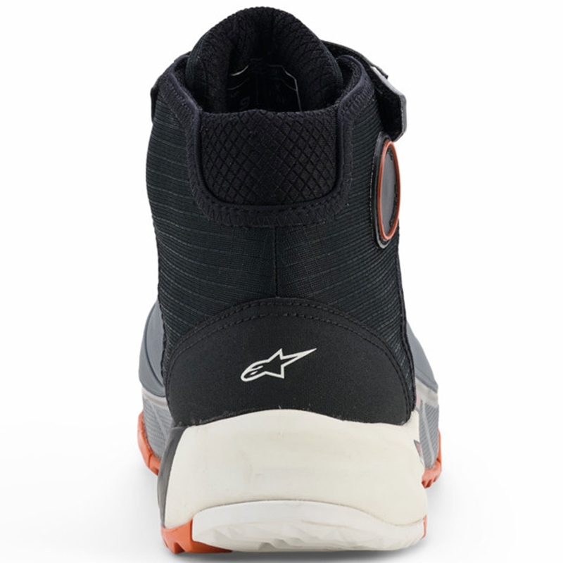 Topánky na motorku Alpinestars CR-X Drystar čierno-tmavo šedo-oranžové