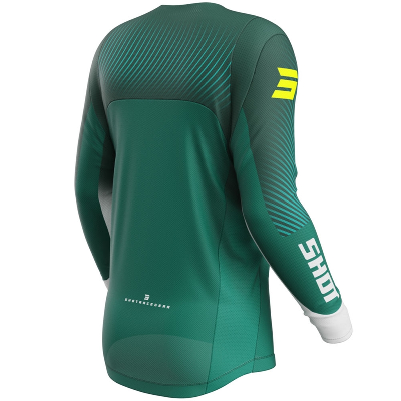 Motokrosový dres Shot Contact GP 26 zeleno-neónovo žltý