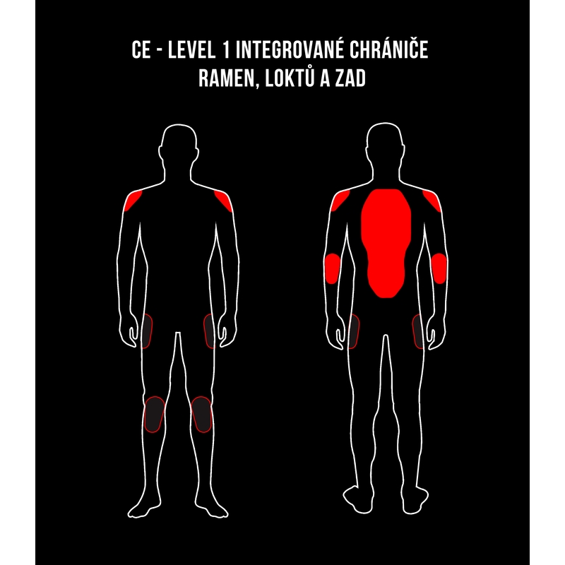 Dámska bunda na motocykel křivák Street Racer Amber výpredaj