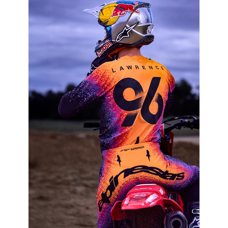 Motokrosový dres Alpinestars Supertech limitovaná edícia Black Hole čierno-farebný