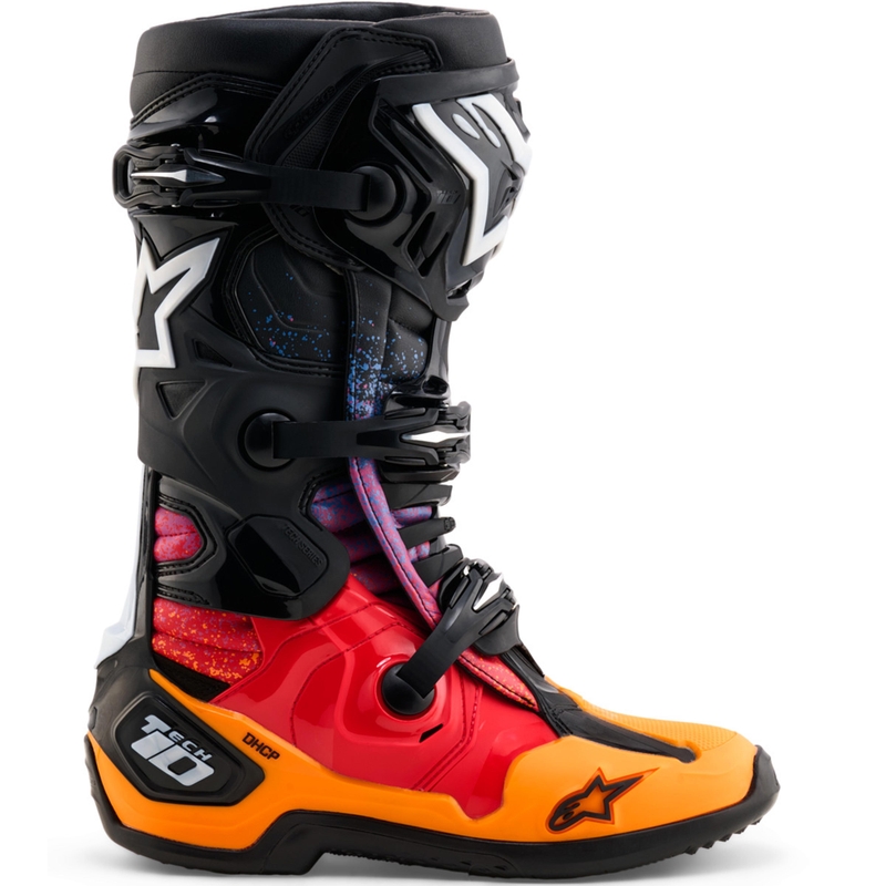 Topánky na motorku Alpinestars Tech 10 limitovaná edícia Black Hole čierno-farebné