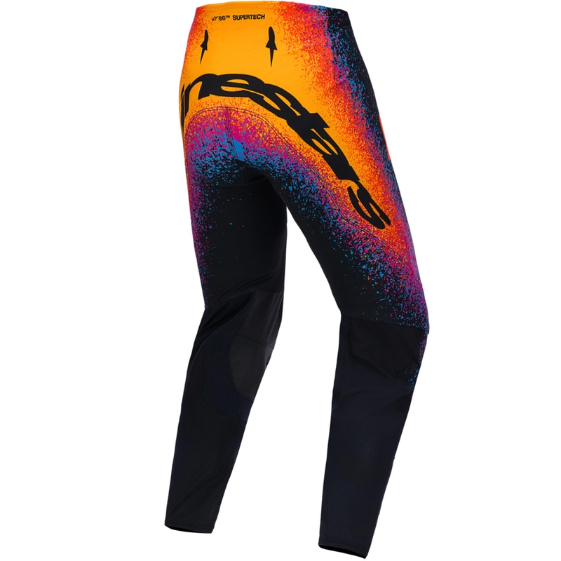 Motokrosové nohavice Alpinestars Supertech limitovaná edícia Black Hole čierno-farebné