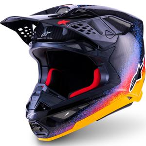 Motokrosová prilba Alpinestars Supertech S-M10 limitovaná edícia Black Hole čierno-farebná