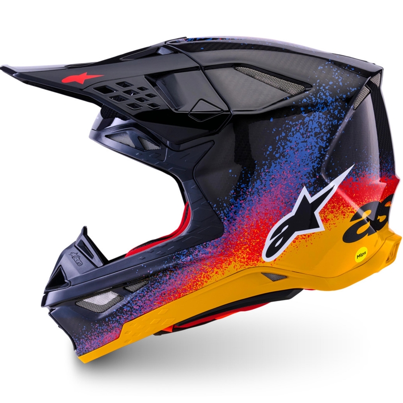 Motokrosová prilba Alpinestars Supertech S-M10 limitovaná edícia Black Hole čierno-farebná