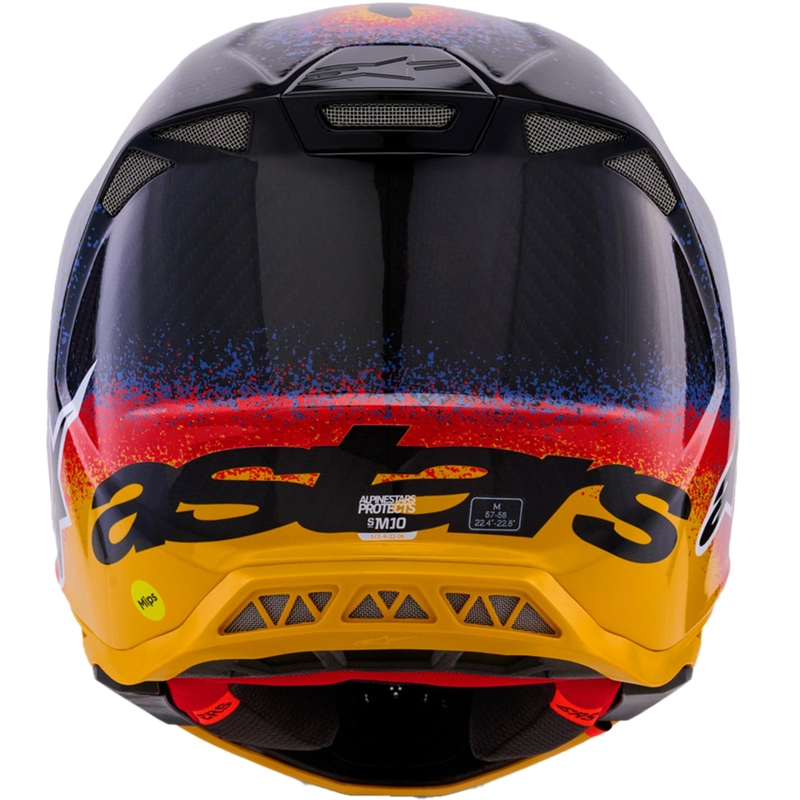 Motokrosová prilba Alpinestars Supertech S-M10 limitovaná edícia Black Hole čierno-farebná
