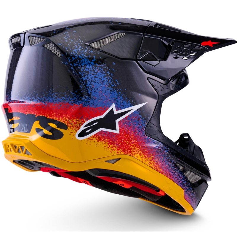 Motokrosová prilba Alpinestars Supertech S-M10 limitovaná edícia Black Hole čierno-farebná