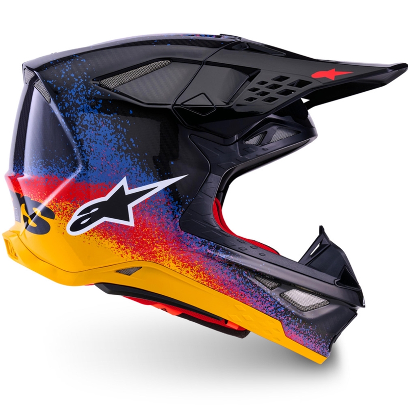Motokrosová prilba Alpinestars Supertech S-M10 limitovaná edícia Black Hole čierno-farebná