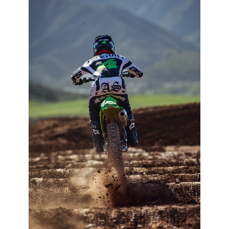 Motokrosové nohavice Alpinestars Techstar limitovaná edícia Wolf Dust pieskovo-čierne
