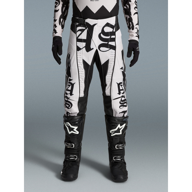 Motokrosové nohavice Alpinestars Techstar limitovaná edícia Wolf Dust pieskovo-čierne