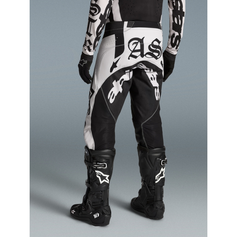 Motokrosové nohavice Alpinestars Techstar limitovaná edícia Wolf Dust pieskovo-čierne