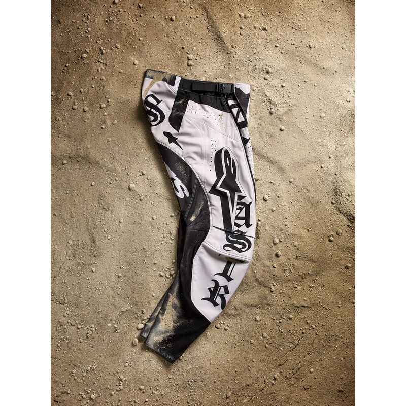 Motokrosové nohavice Alpinestars Techstar limitovaná edícia Wolf Dust pieskovo-čierne