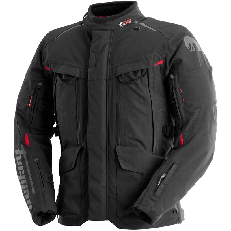 Bunda na motorku Furygan CHALLENGER 3C PRIMALOFT® čierno-červená