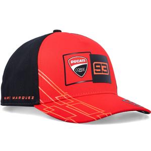 Šiltovka Ducati Corse Marc Marquez 93 Box Logo čierno-červená
