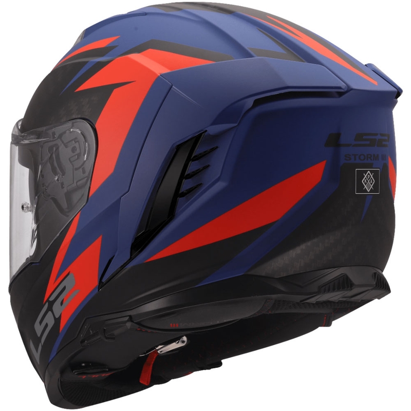 Integrálna prilba na motorku LS2 FF818 Storm III Dynamo modro-červená