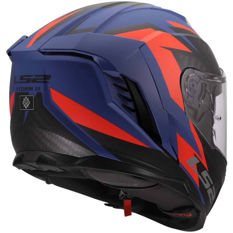 Integrálna prilba na motorku LS2 FF818 Storm III Dynamo modro-červená