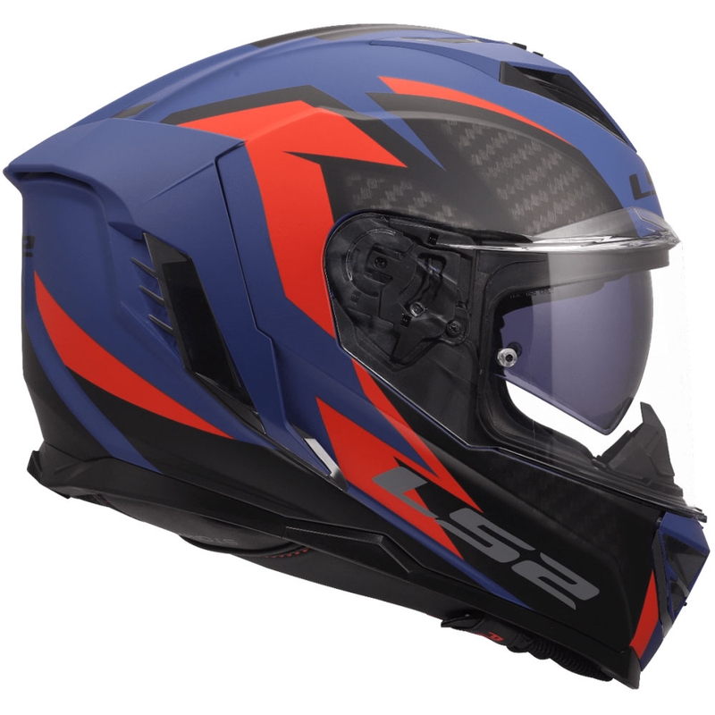 Integrálna prilba na motorku LS2 FF818 Storm III Dynamo modro-červená