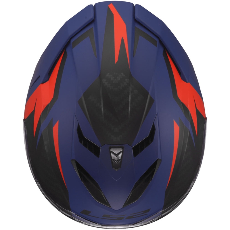 Integrálna prilba na motorku LS2 FF818 Storm III Dynamo modro-červená
