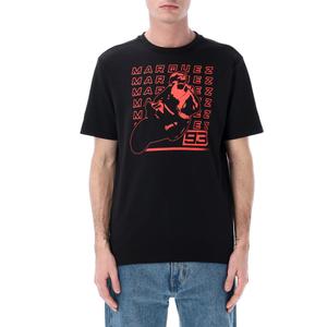 Tričko Ducati Marc Marquez Repeated Logo čierne