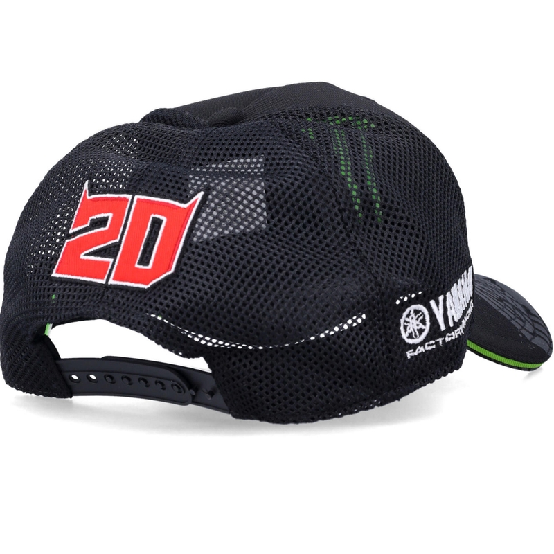 Šiltovka Yamaha Monster Fabio Quartararo Sponsor čierna
