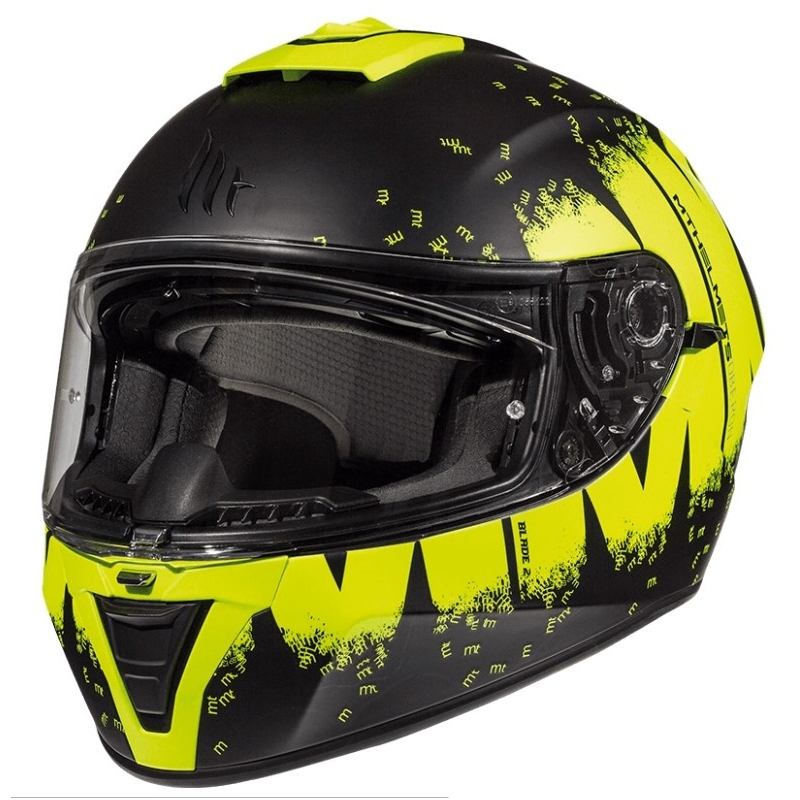Integrálna prilba na motocykel MT Blade 2 SV Oberon čierno-fluorescenčno žltá výpredaj