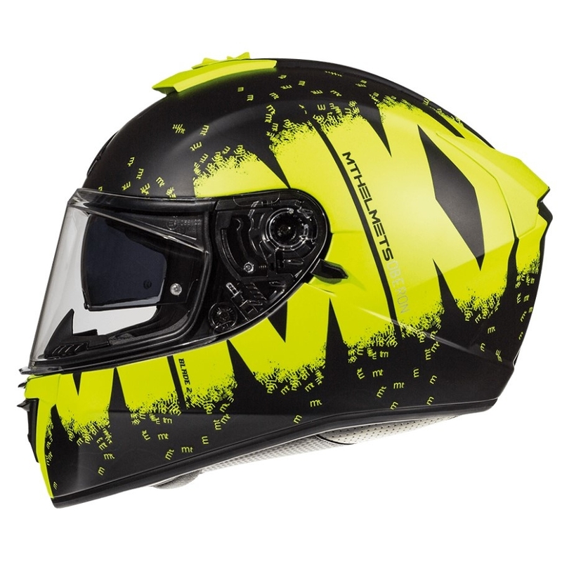 Integrálna prilba na motocykel MT Blade 2 SV Oberon čierno-fluorescenčno žltá výpredaj