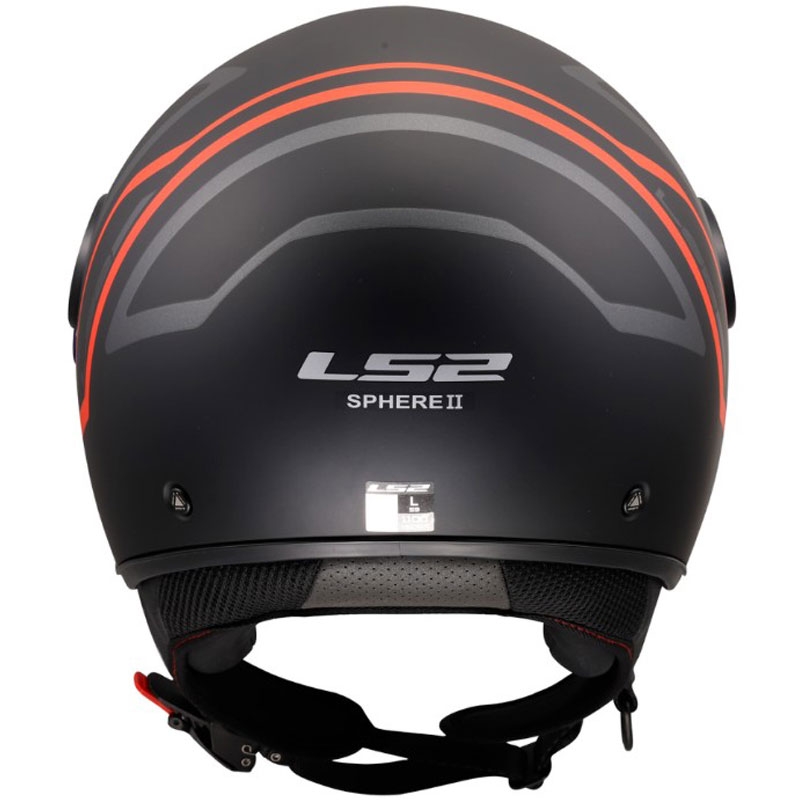Otvorená prilba na motorku LS2 OF558 Sphere Lux II Minimum čierno-červená