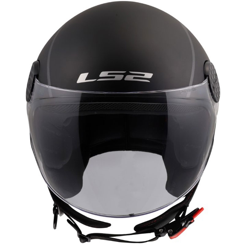Otvorená prilba na motorku LS2 OF558 Sphere Lux II Minimum čierno-červená