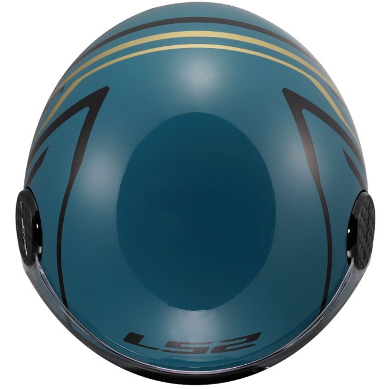 Otvorená prilba na motorku LS2 OF558 Sphere Lux II Minimum tmavo modrozelená