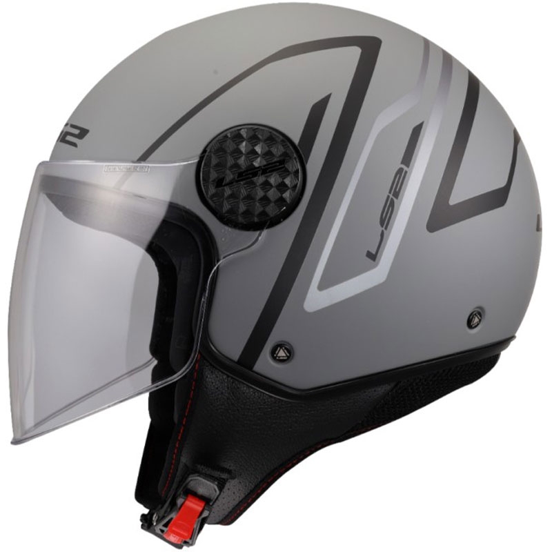 Otvorená prilba na motorku LS2 OF558 Sphere Lux II Minimum čierno-sivá