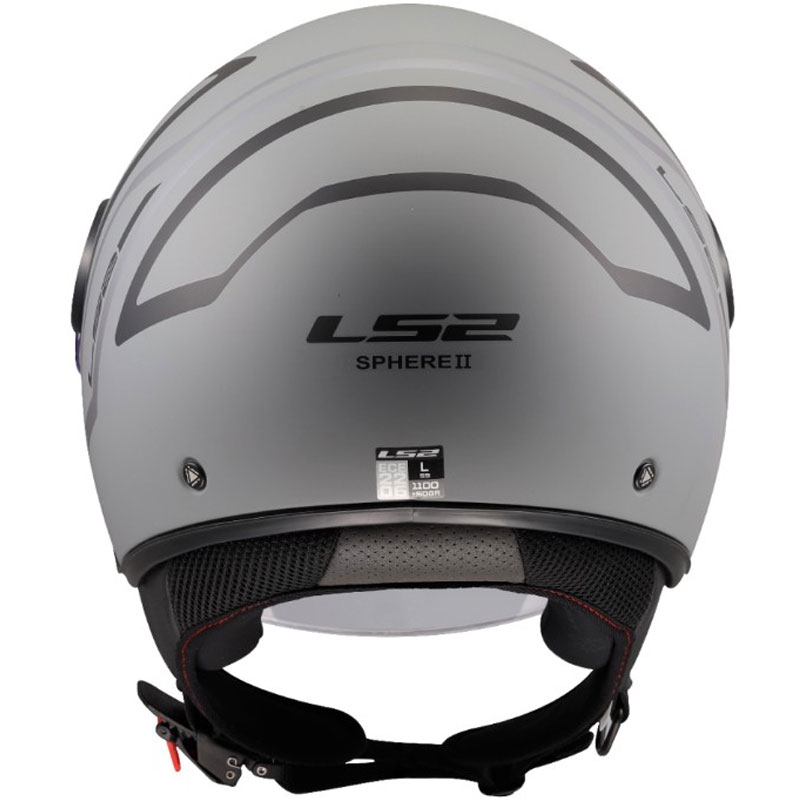 Otvorená prilba na motorku LS2 OF558 Sphere Lux II Minimum čierno-sivá