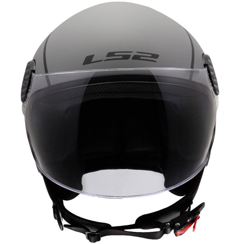 Otvorená prilba na motorku LS2 OF558 Sphere Lux II Minimum čierno-sivá