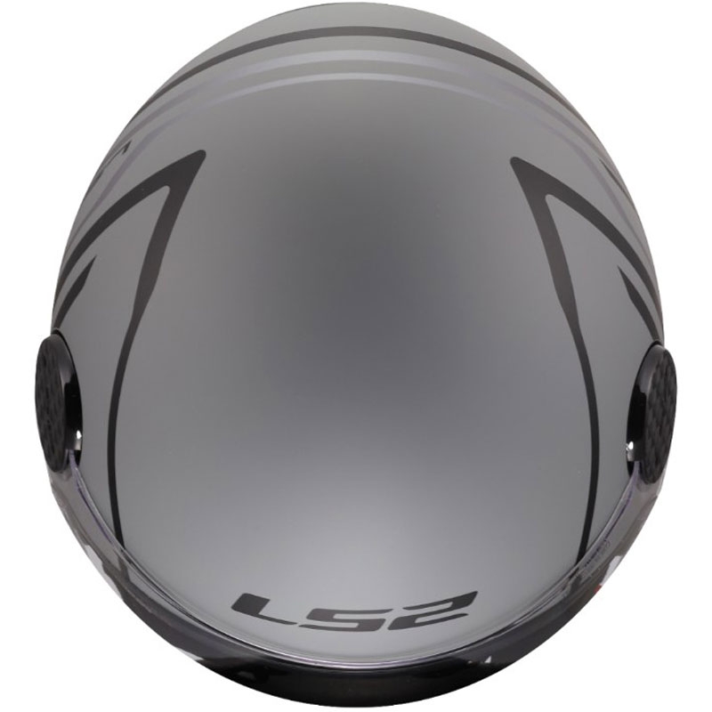 Otvorená prilba na motorku LS2 OF558 Sphere Lux II Minimum čierno-sivá