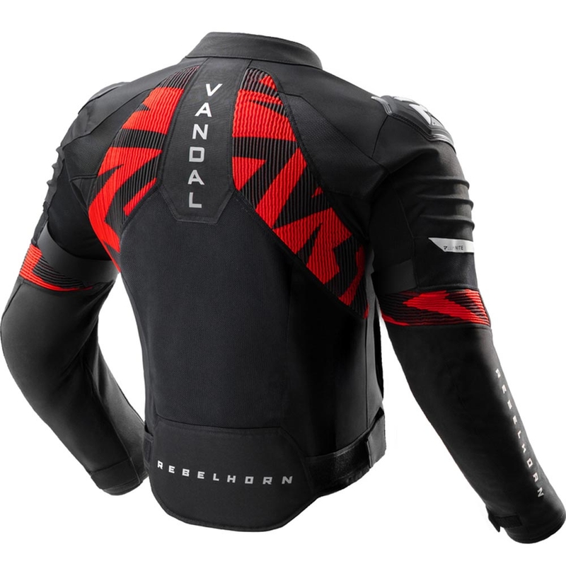 Bunda na motorku Rebelhorn Vandal 2 Air čierno-červená
