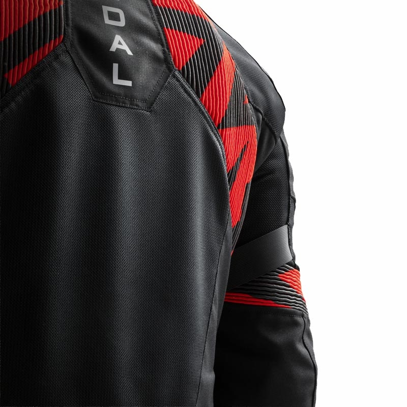 Bunda na motorku Rebelhorn Vandal 2 Air čierno-červená